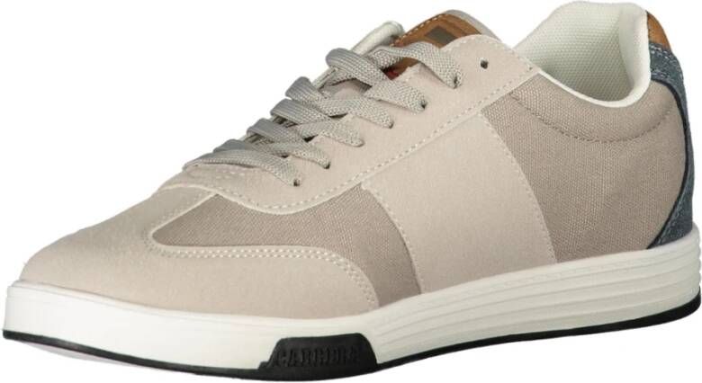 Carrera Sportieve Grijze Vetersneakers met Contrastdetails Gray Heren