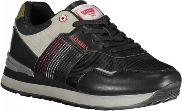 Carrera Sportieve Sneakers in Zwart Polyestermix Black Heren