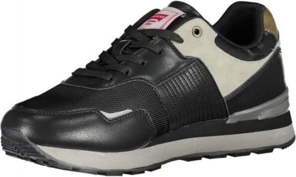 Carrera Sportieve Sneakers in Zwart Polyestermix Black Heren