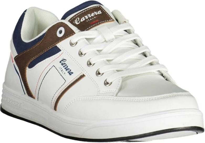 Carrera Sportieve Veterschoenen Wit Contrast Print White Heren