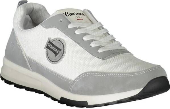 Carrera Witte polyester sneakers met veters White Heren