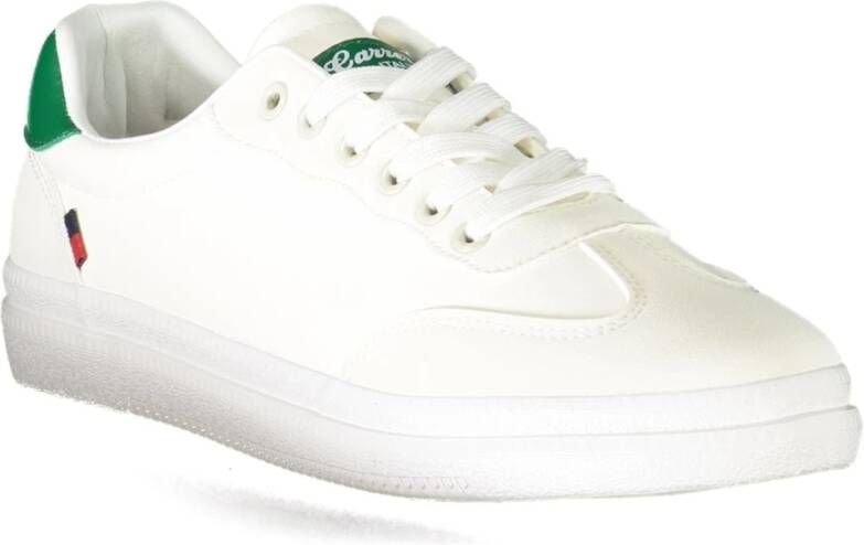 Carrera Sportieve witte vetersneakers met contrastdetails White Heren