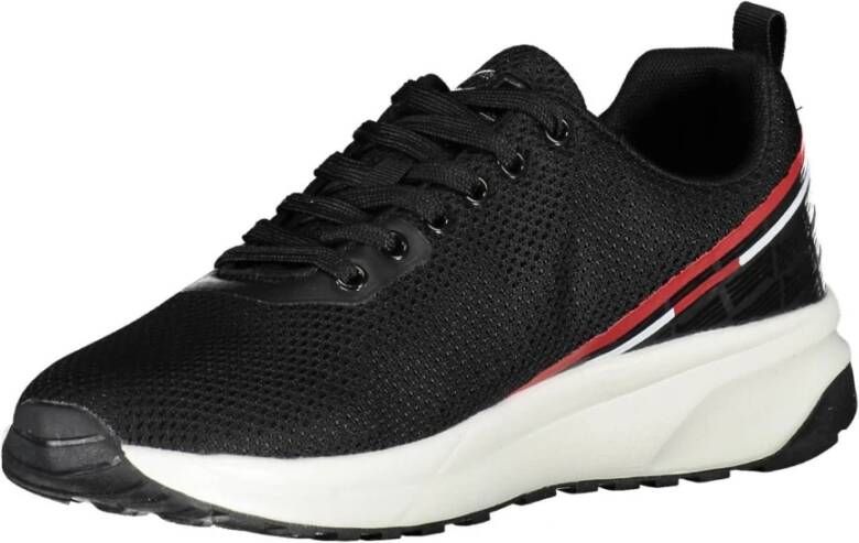 Carrera Sportieve Zwarte Veterschoenen met Contrastdetails Black Heren