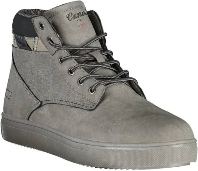 Carrera Stijlvolle Urbane Veterschoenen met Contrastdetails Gray Heren