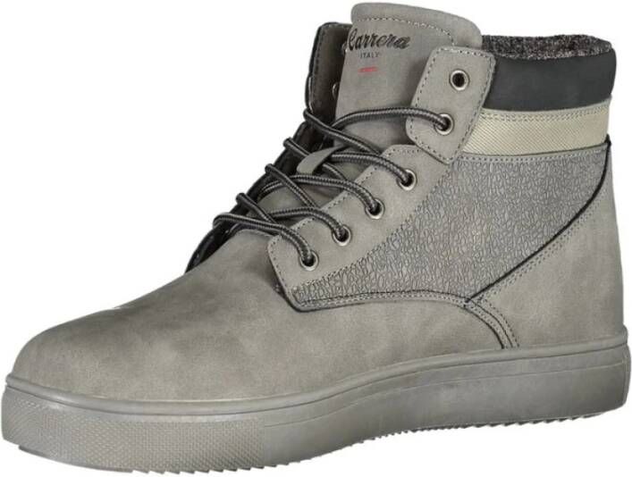 Carrera Stijlvolle Urbane Veterschoenen met Contrastdetails Gray Heren