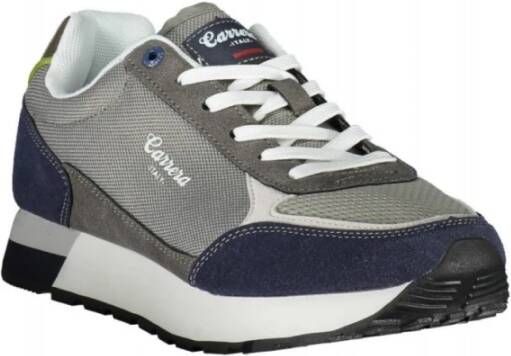 Carrera Textiel en PU Leren Sneakers Gray Heren