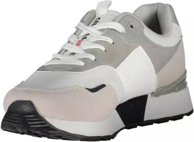 Carrera Witte contrast sneakers met eco-leer Multicolor Heren