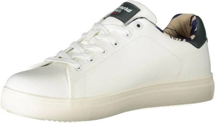 Carrera Witte Lace-Up Sneaker met Contrastdetails White Heren