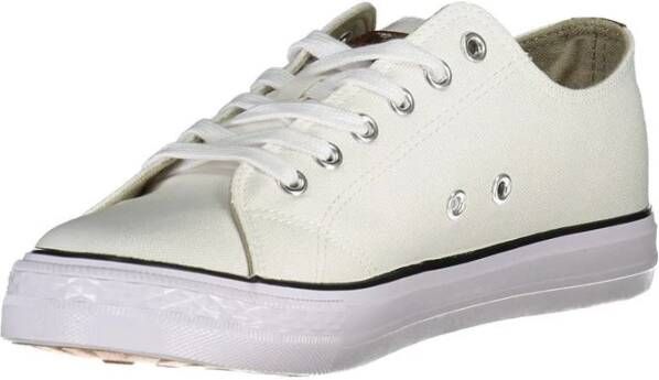 Carrera Witte Polyester Sneaker met Contrastdetails White Heren