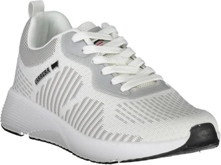 Carrera Witte Polyester Sneaker met Contrastdetails White Heren