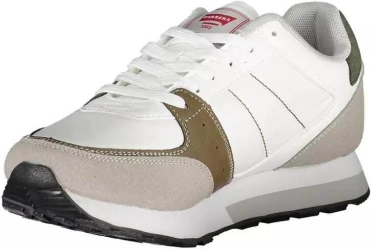 Carrera Witte Polyester Sneaker met Contrasterende Details Wit Heren