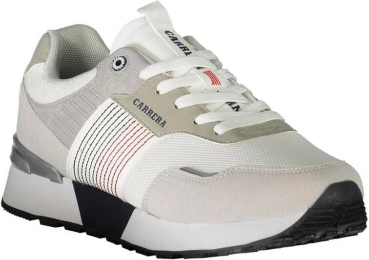 Carrera Witte Polyester Sneaker Stijlvol Comfortabel Multicolor Heren