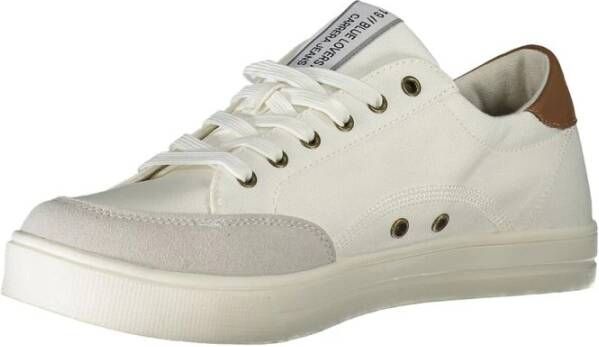 Carrera Witte Polyester Sneakers met Veters White Heren