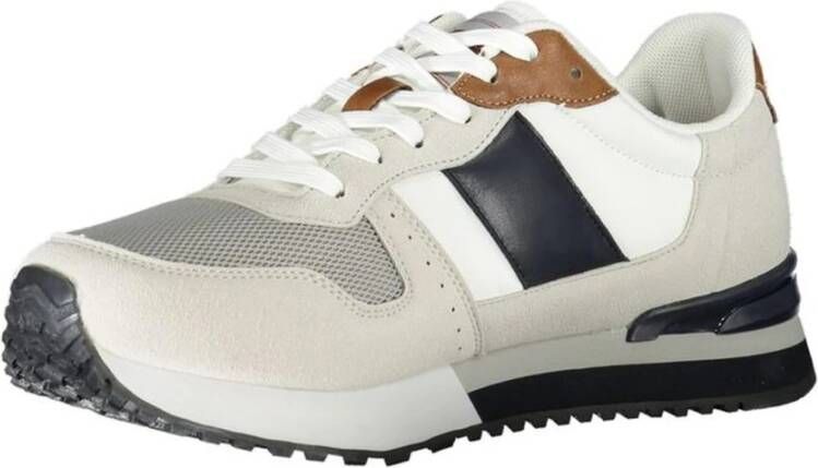 Carrera Witte Polyester Sneakers voor Mannen Multicolor Heren