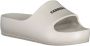 Carrera Witte Polyethyleen Plateau Slippers met Logo White Dames - Thumbnail 2