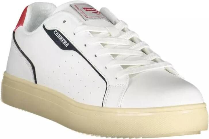 Carrera Witte Polyethyleen Sneaker met Contrasterende Details Meerkleurig Heren