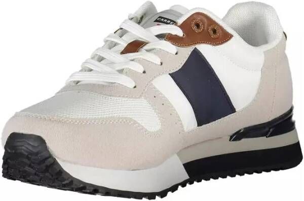 Carrera Witte Sneakers met Contrasterende Accenten Multicolor Heren