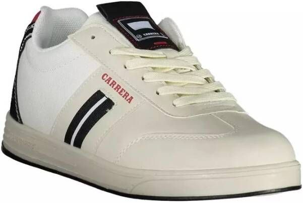 Carrera Eenvoudige witte sneakers met gedurfde accenten Beige Heren