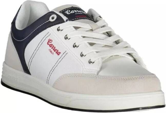 Carrera Witte sportschoenen met contrasterende accenten White Heren