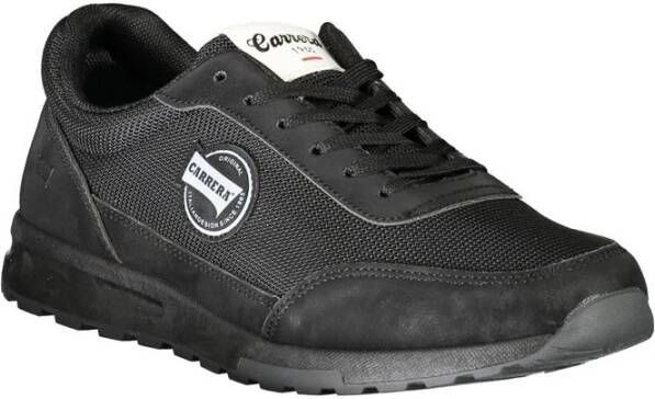 Carrera Zwarte Polyester Sneaker met Contrastdetails Black Heren