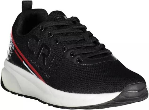 Carrera Zwarte Polyester Sneaker met Contrasterende Details Black Heren