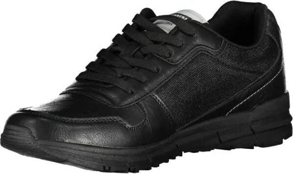 Carrera Zwarte Polyester Sneaker met Details Black Heren