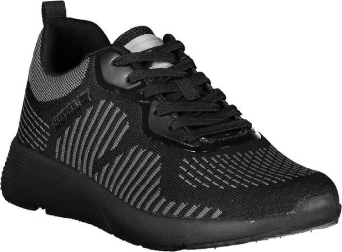 Carrera Zwarte Polyester Sneaker met Veters Black Heren