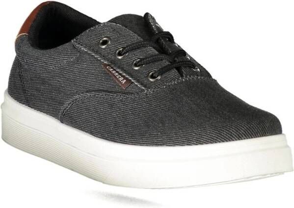 Carrera Zwarte Polyester Sneaker met Veters Black Heren