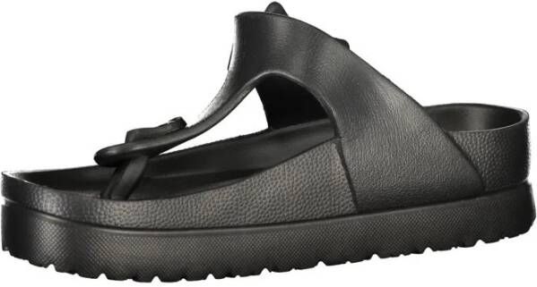 Carrera Zwarte Polyethyleen Flip Flops met Enkelband Black Dames