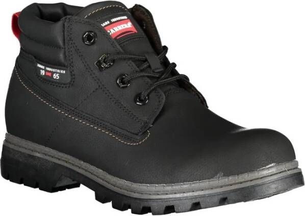 Carrera Zwarte veterschoenen met contrastdetails Black Heren