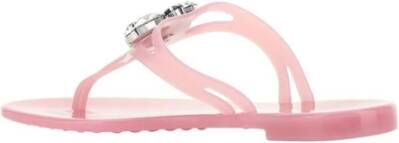 Casadei Bee Jewel Beach Sandals Pink Dames