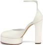 Casadei Betty Glitter Platform Schoen White Dames - Thumbnail 3