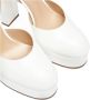 Casadei Betty Plateau Sandaal in Lakleer White Dames - Thumbnail 5