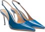 Casadei Bohemian Blue Slingback met Stalen Blade Hak Blue Dames - Thumbnail 12