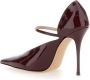 Casadei Bordeaux Stiletto Hoge Hakken Brown Dames - Thumbnail 3