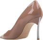 Casadei Bruine Tiffany Blade Lakleren Pumps Brown Dames - Thumbnail 3