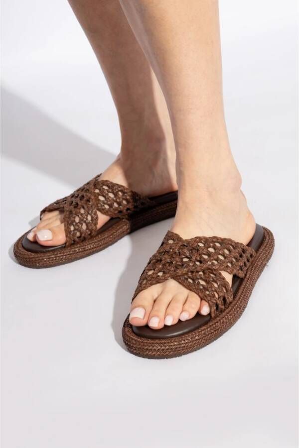 Casadei Dama Lido mules Brown Dames