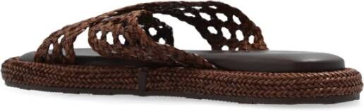 Casadei Dama Lido mules Brown Dames