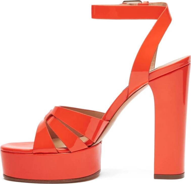 Casadei Dramatische Platform Sandaal Red Dames