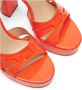 Casadei Dramatische Platform Sandaal Red Dames - Thumbnail 5