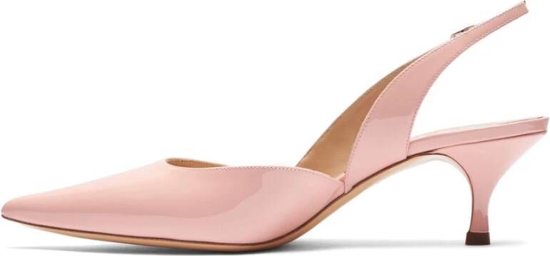 Casadei Elegante Minou Patentleren Slingbacks Pink Dames