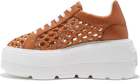 Casadei Etruria-Gekleurde Versilia Nexus Sneakers Brown Dames