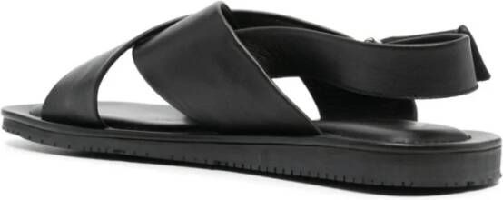 Casadei Flat Sandals Black Heren