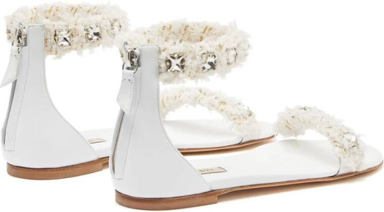 Casadei Flat Sandals White Dames