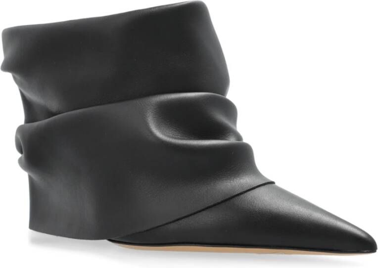 Casadei Gehakte enkellaarzen Black Dames