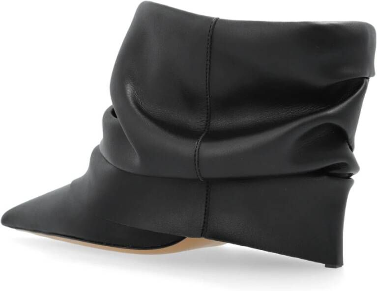 Casadei Gehakte enkellaarzen Black Dames