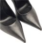 Casadei Gelamineerde leren bladhiel laars Black Dames - Thumbnail 4