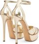 Casadei Gelamineerde Leren Plateau Sandalen Yellow Dames - Thumbnail 4