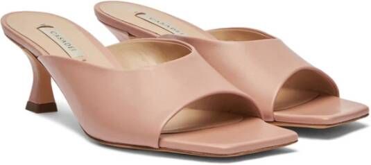 Casadei Geraldine Roze Leren Muiltje Pink Dames