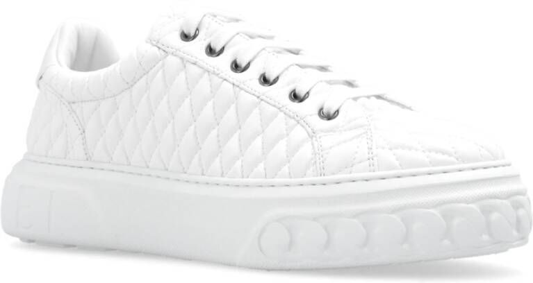 Casadei Gewatteerde sneakers Wit Dames